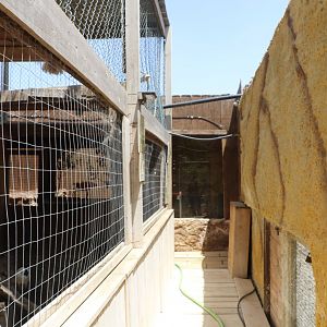 Alley to lynx enclosure - Wildlife Park Malta, June 2019