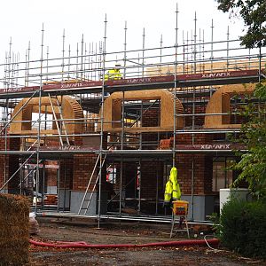 Construction site Spix's macaw breeding center, 2019-10-05