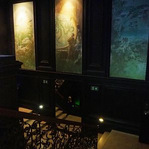 Staircase in the aquarium building, 2019-10-05