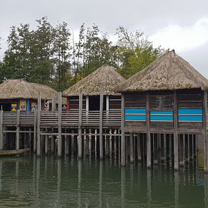 The African stilt village