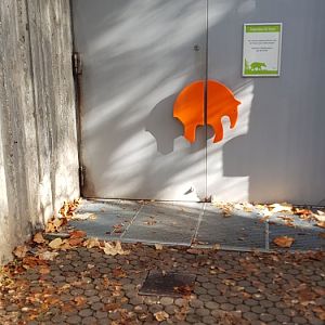 Tapir house entrance