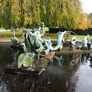"Animal wedding" fountain, 2019-10-05