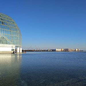 Infinity Pool and Entrance Dome