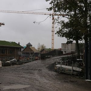View on construction area for new 'Land of Cold' (November 2019)