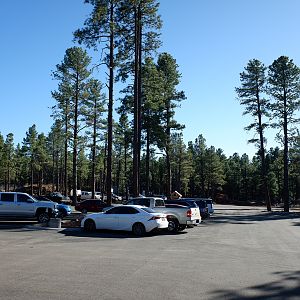 parking lot is now paved