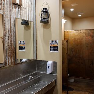 mens restroom (old west theme)