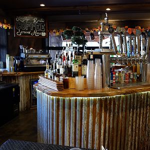 bar inside restaurant