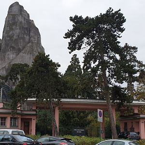 Old Entrance and the rock