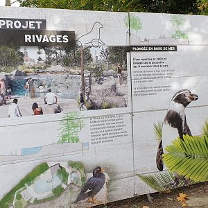 Info-sign new Penguin-enclosure