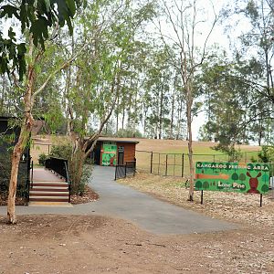 Entry to Kangaroo/Wallaby Walk-through