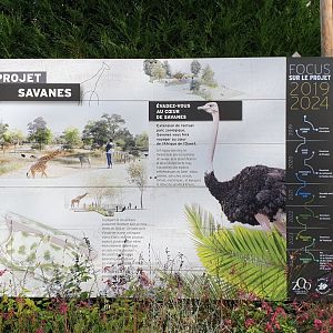 Sign new planned Africa Savannah