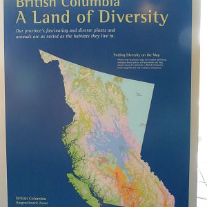 Discovery Centre - Map of British Columbia