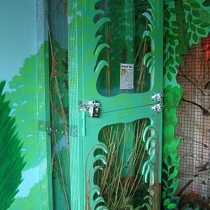 European Harvest Mouse enclosure at Tropical Butterfly House 13/06/09