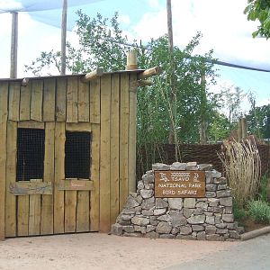 African Aviary Entrance