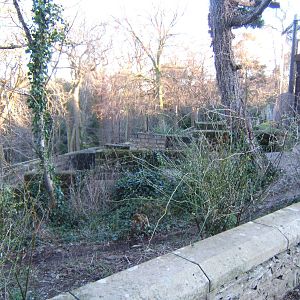 View of the old Bear pits