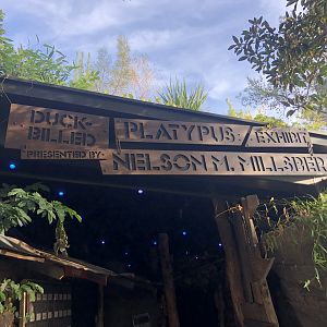 Platypus entrance signage