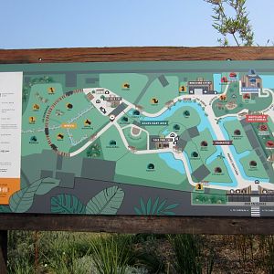 Map of Sydney Zoo