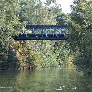Safari boat canal and car/bus safari bridge, 2019-09-15