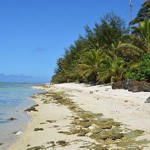 Beach.  East Rarotonga