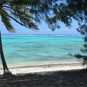 Beach.  West Rarotonga