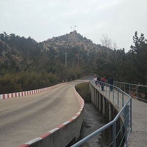 Path And Road Leading From Entrance To Exhibit Complexes