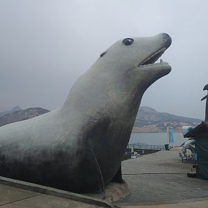 Sea Mammal Statues