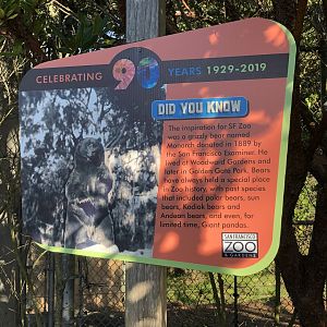 Zoo history signage