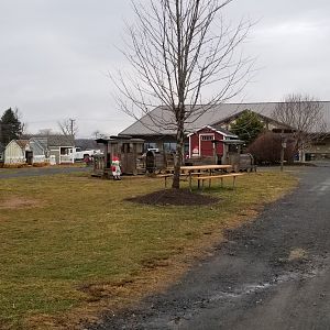 Leesburg Animal Park - looking back at building