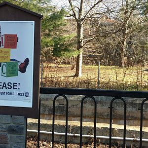 Vintage 1966 Smokey Poster in Front of His Former Yard