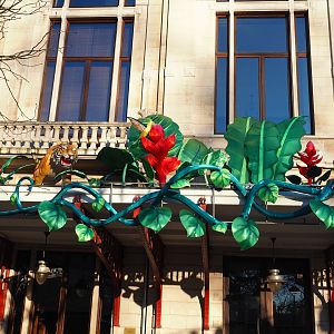 Jungle Book Light Festival decorative structures, 2019-12-30