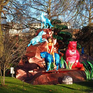 Jungle Book Light Festival decorations, 2019-12-30