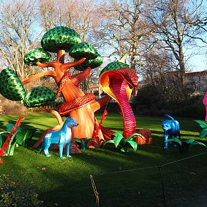 Jungle Book Light Festival decorations, 2019-12-30