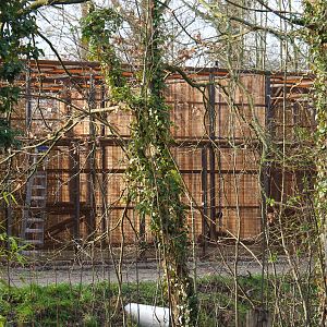 Behind the scenes cage for animals from Antwerp, 2020-01-11