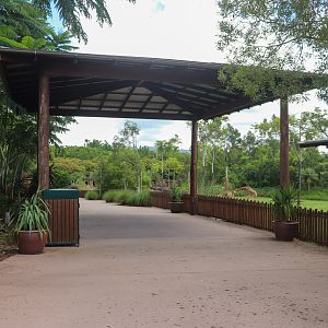 African Savannah Enclosure - Shaded Viewing Area