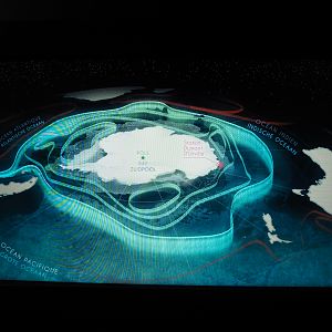 Temporary exhibition 'Antarctica' - Display on circumpolar ocean currents, 2019-12-03