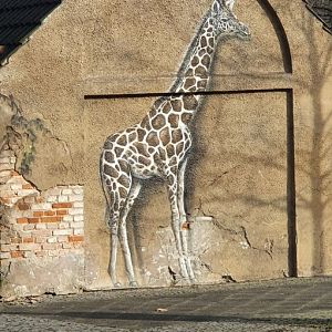 Wall art by entrance