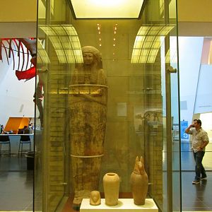 Egypt: Sarcophagus of Nakht & Canopic Jars