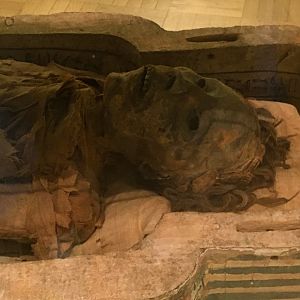 Egypt: Mummy of Antjau Closeup