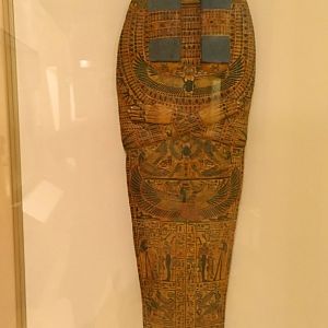 Egypt: Mummy Cover of Woman with Crossed Arms