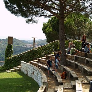 Cim d'Àligues - Flight exhibition bleachers