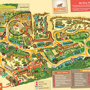 New zoo map for 2020