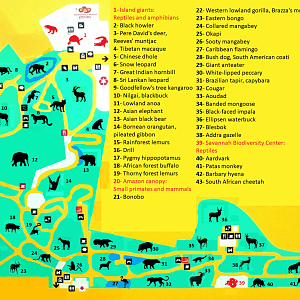 Zoo de Barcelona: Alternate 2020 map