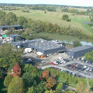 New skyway cable car sytem - View from the cable car (logistics center)