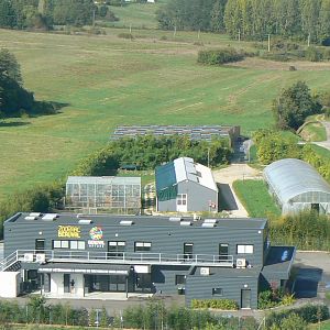 New skyway cable car sytem - View from the cable car (animal hospital and off-show facilities)