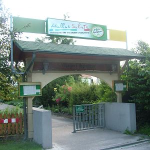Entrance at Vogelpark Heglachaue, 3rd Sept 2010