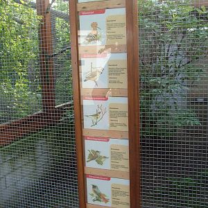 Signage Example at Vogelpark Heglachaue, 3rd Sept 2010