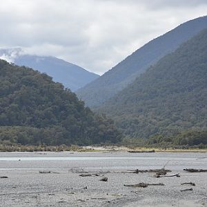 NZ alpine river bed