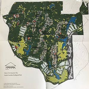 North Carolina Zoo 1974 Master Development Plan
