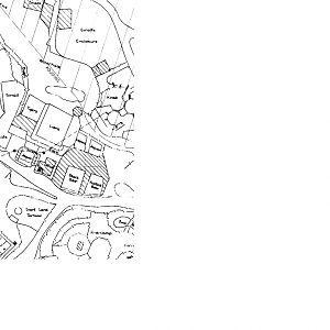 Map of South-West corner of Taronga Zoo sometime in 1970s  (a diagram from Water Board)