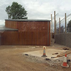 View of Tiger enclosure under construction 02/06/2019